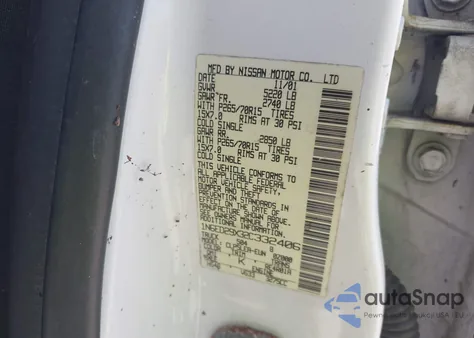 2002 Nissan Frontier Xe-V6 from USA, damaged, VIN 1N6ED29X32C332406